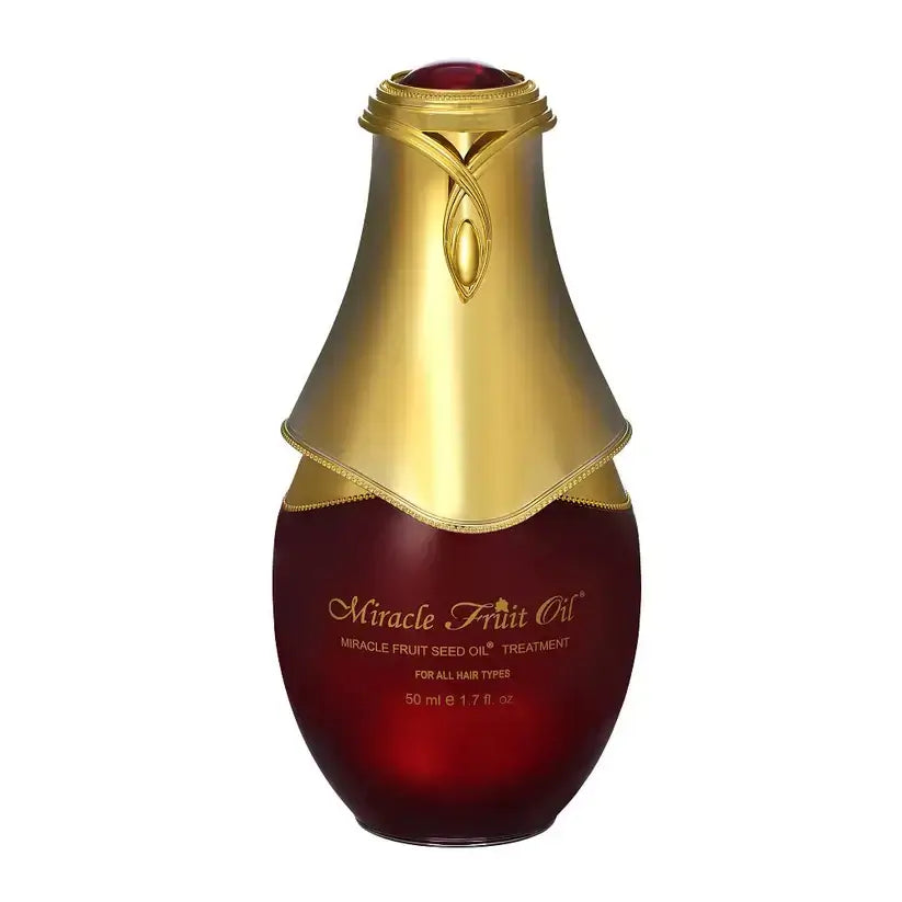 Vivandi Miracle Fruit Oil 30ml bottle depicted in elegant design, showcasing its nourishing hair treatment properties.