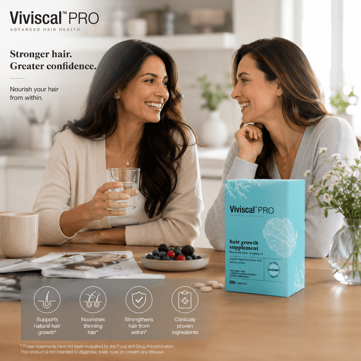Viviscal Professional Supplements – 180 Tablets (90-Day Supply)