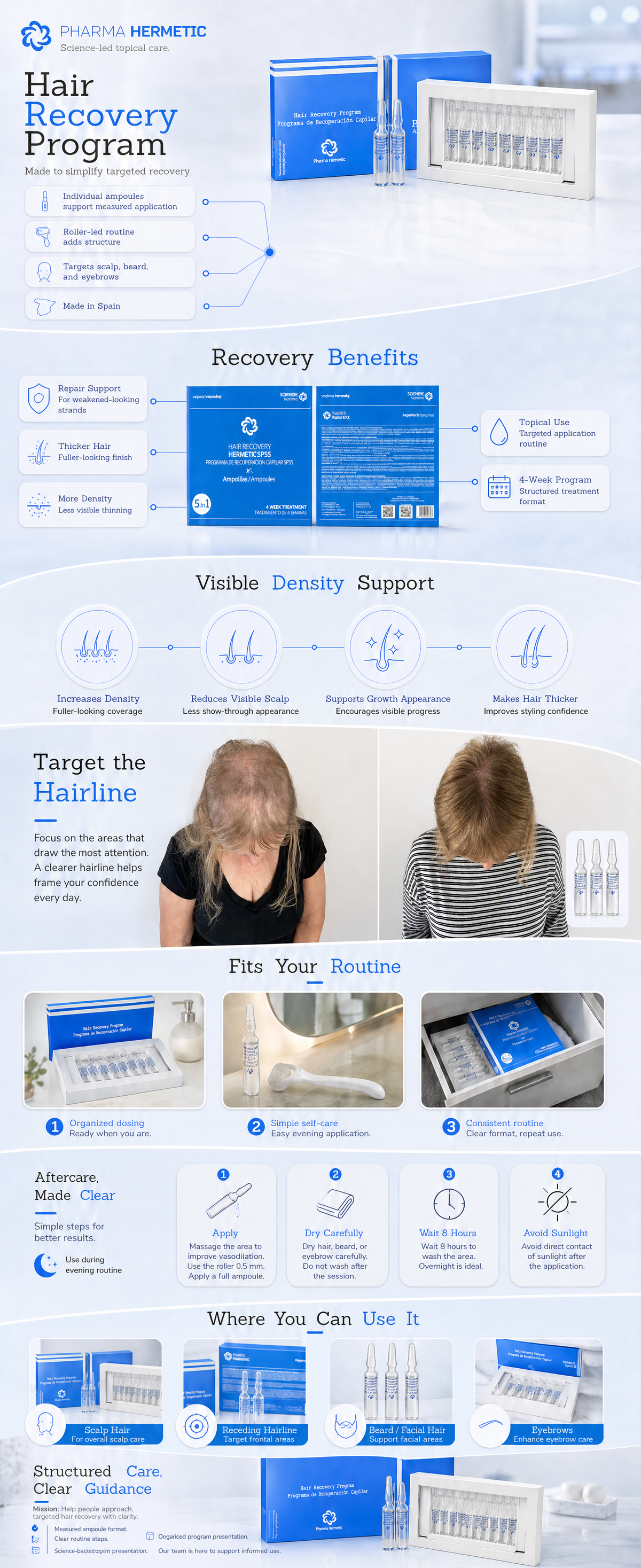 Pharma Hermetic Hair Care Ampoules
