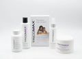 Complete Hair Management System for Textured Hair: Tricomax products promoting hair growth.