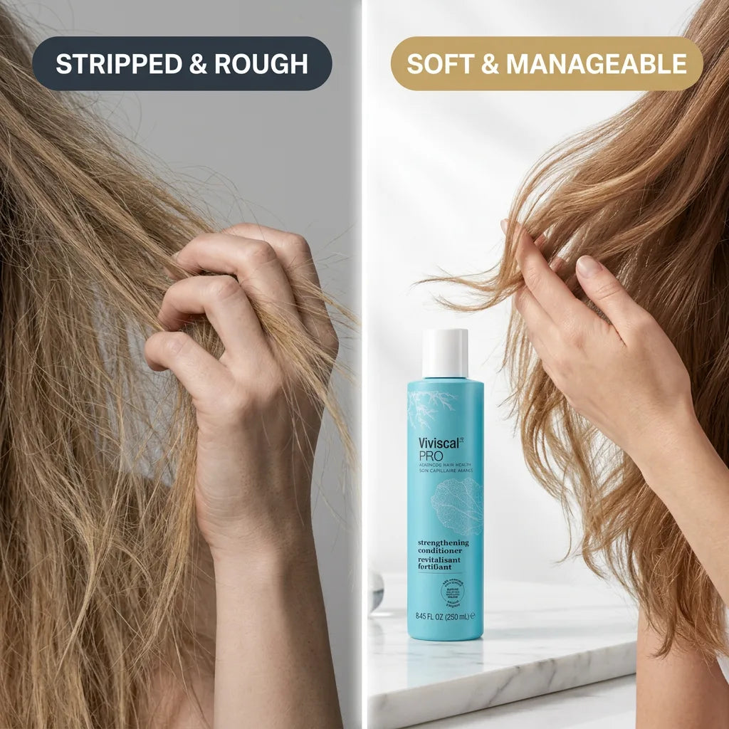 Your Hair Feels Soft and Manageable, Not Stripped or Weighed Down
