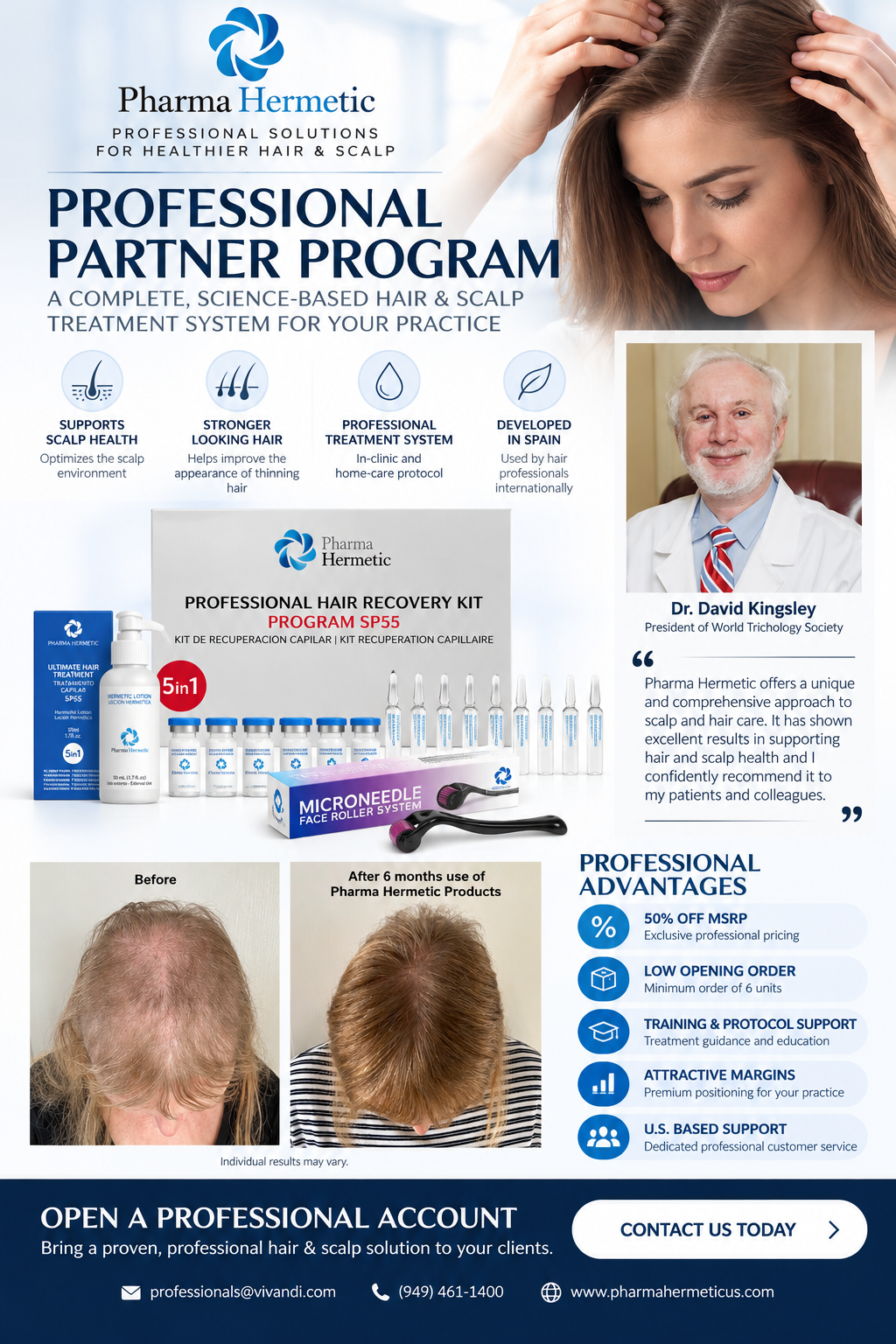Pharma Hermetic Silver Kit – Professional Hair & Scalp Care System