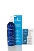 Pharma Hermetic Anti Hair Loss Shampoo Blue line bottle and packaging for healthier scalp and hair growth support.