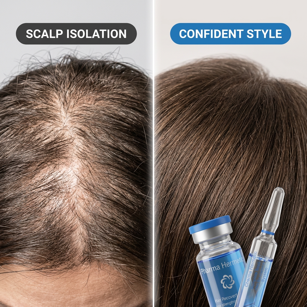 Stop Rearranging Your Hair to Hide What's Underneath