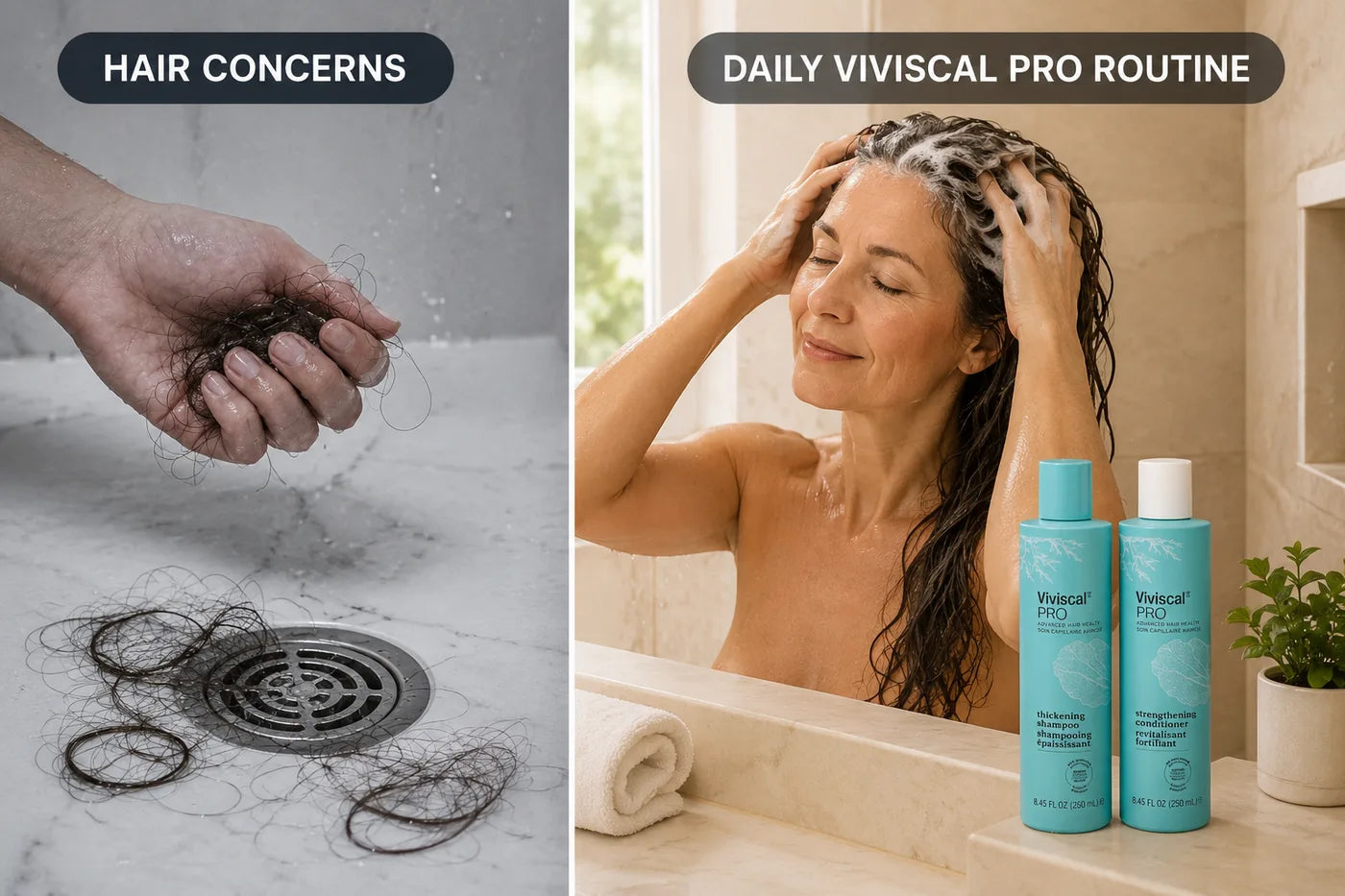 Tired of Seeing So Much Hair in the Shower?