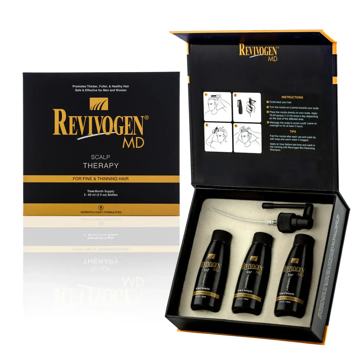 Revivogen MD 90-Day Hair Regrowth Scalp Therapy Kit