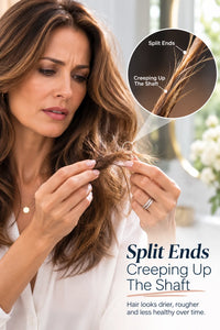 Split Ends Creeping Up The Shaft